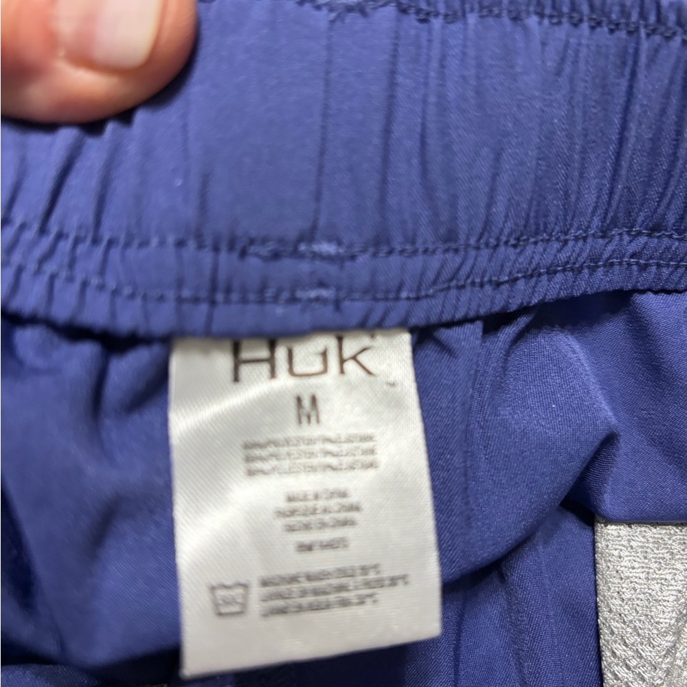 Huk Women's Athletic Shorts in Deep Blue - Picture 3 of 3